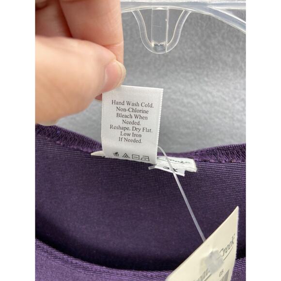 NWT COLDWATER CREEK Sweater 3X Purple Sleeveless Slinky Fabric Cami‎ Round Neck - Picture 8 of 10